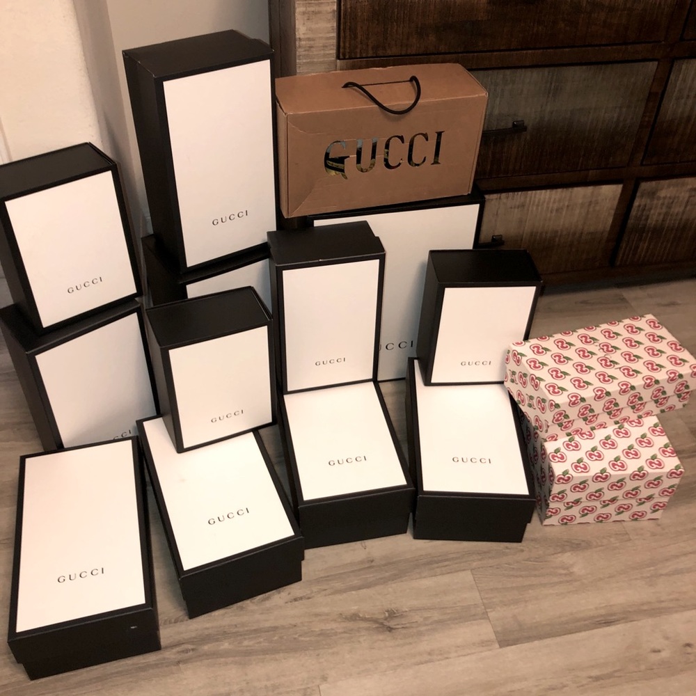 Empty designer boxes